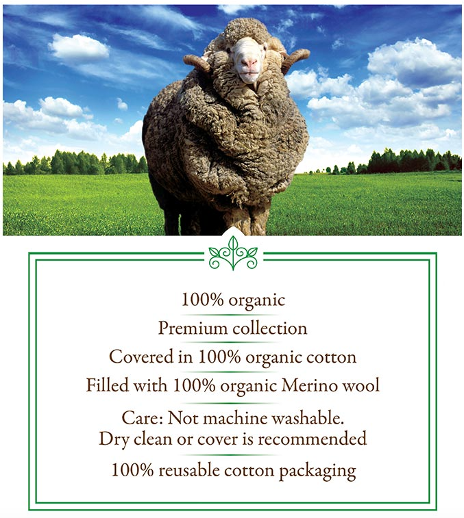 Organic Wool Topper